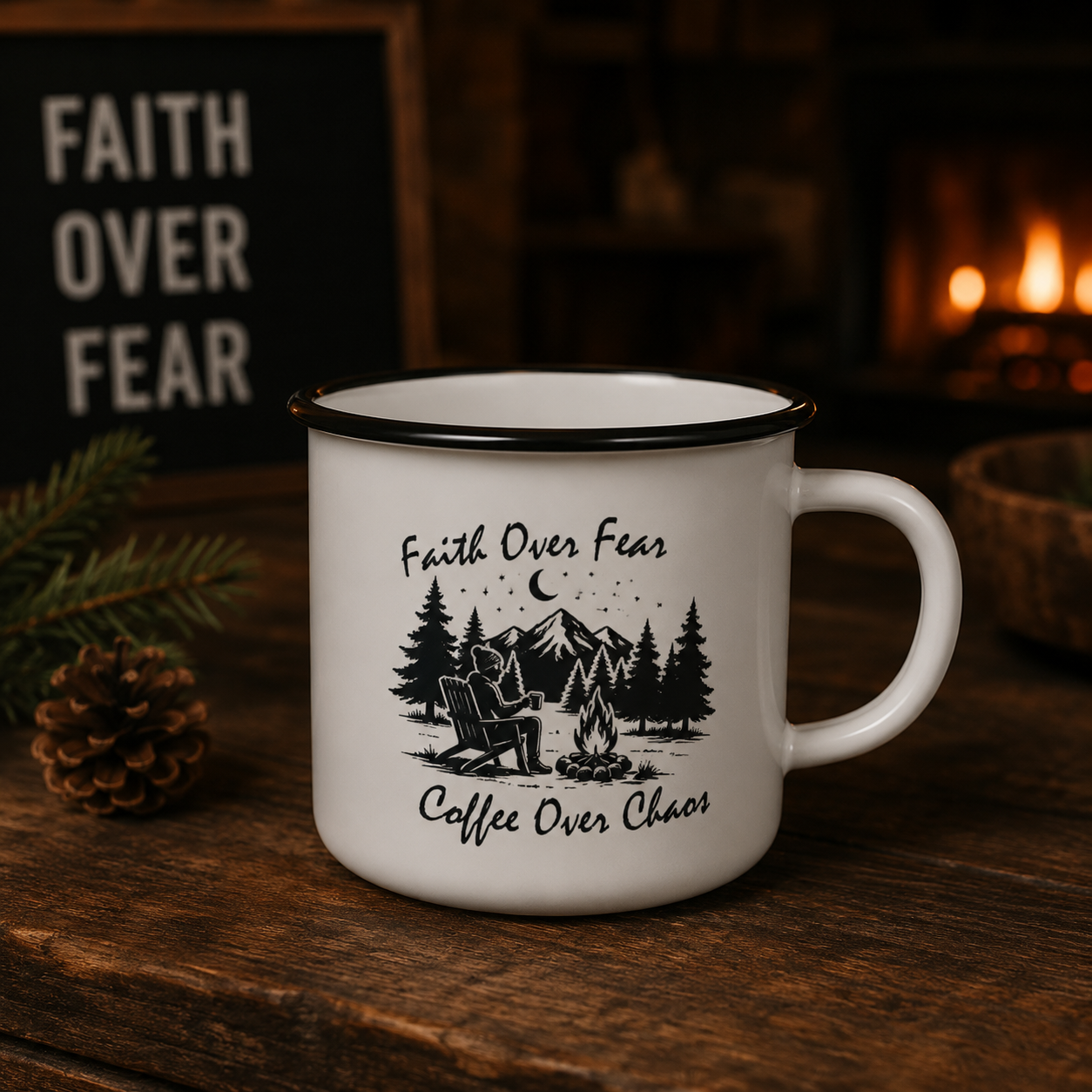 Faith Over Fear Mug Alternate