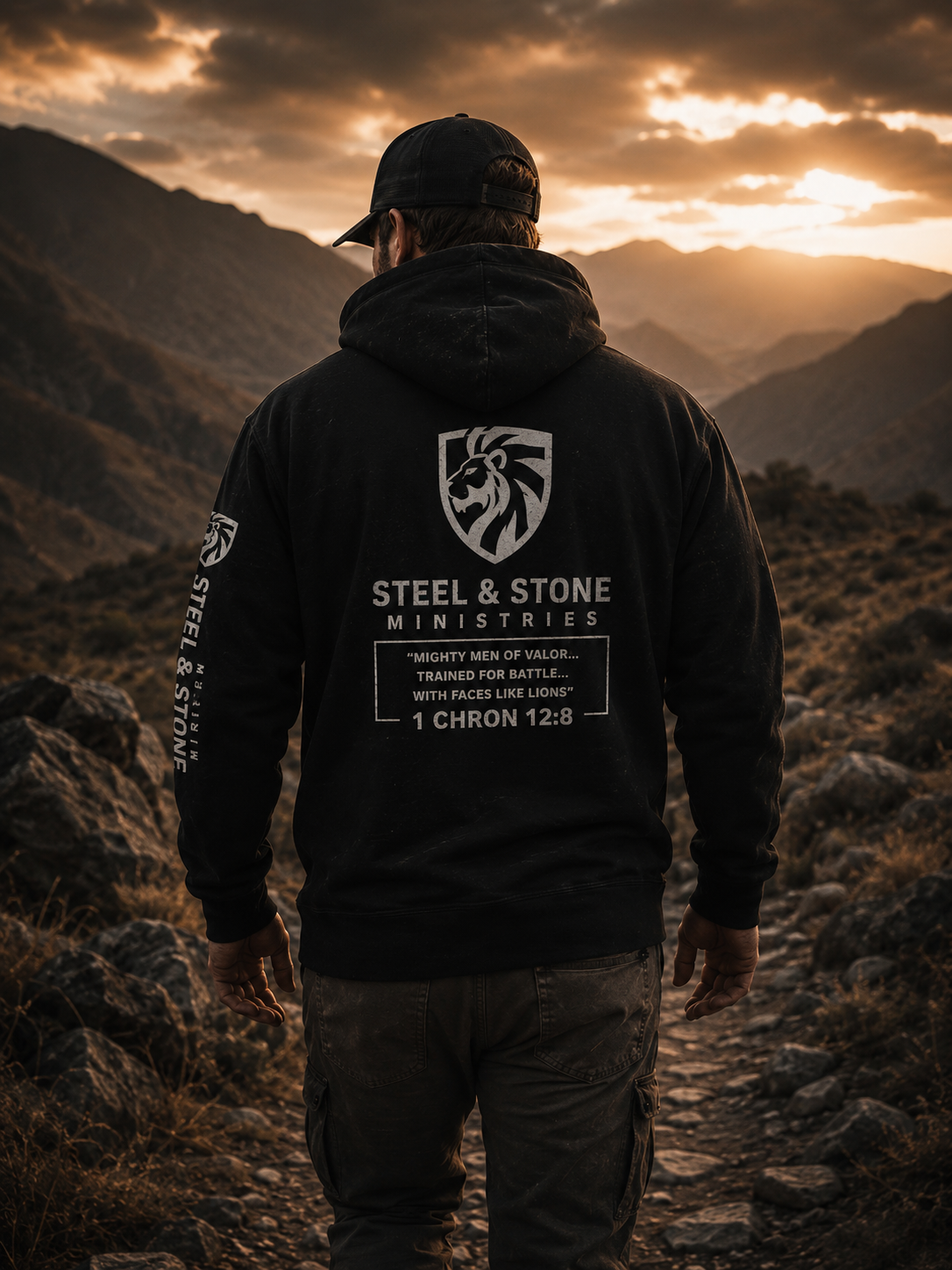 Steel and Stone Hoodie Front